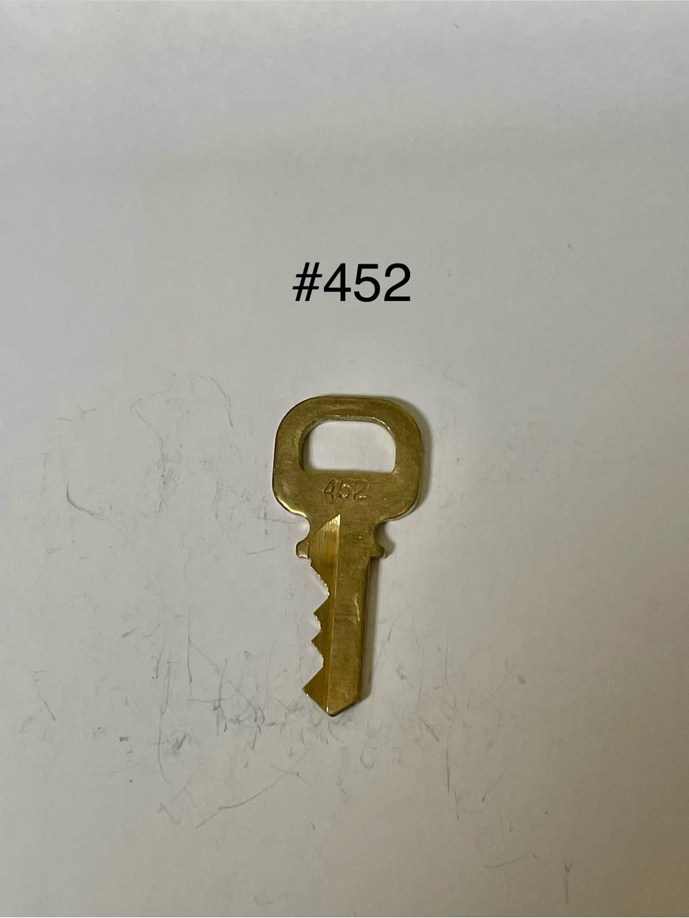 Louis Vuitton Key #452 Gold Tone